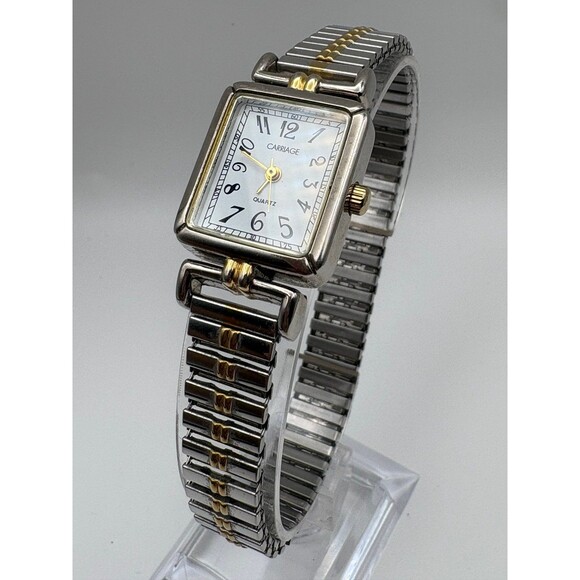Timex Other - Vintage Carriage by Timex Women's Two-Tone Tank Watch - Expansion Band